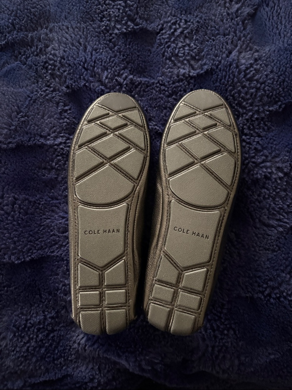 Cole Haan Black Leather Driving Moccasins - Picture 2 of 4